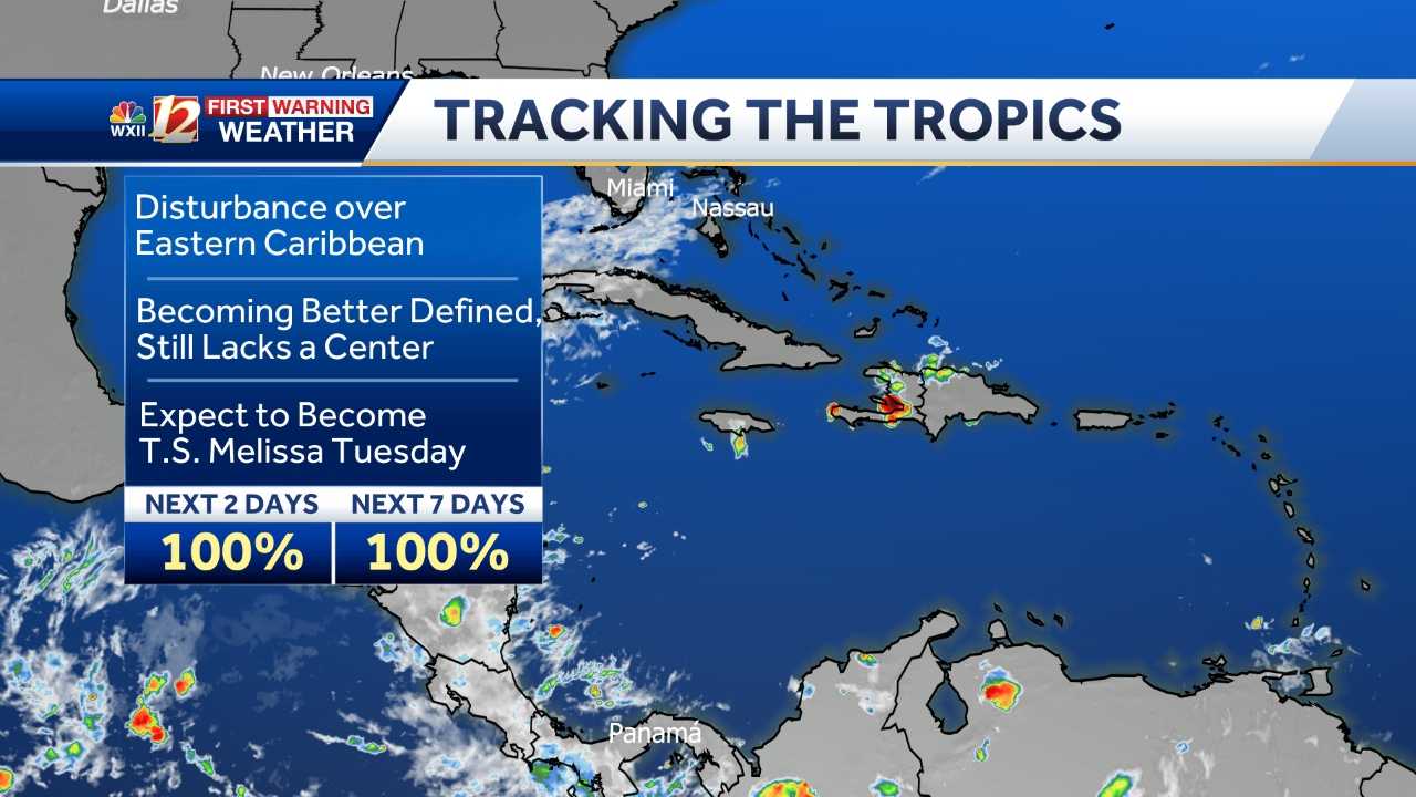 Two areas to watch for potential tropical development next week - WXII