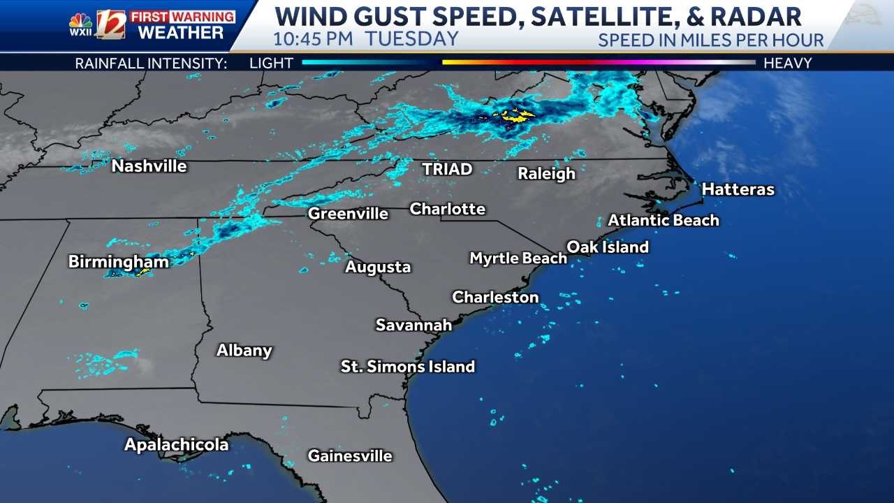 Tropical Depression Chantal in - Tropical Gust FloridaNC Image 