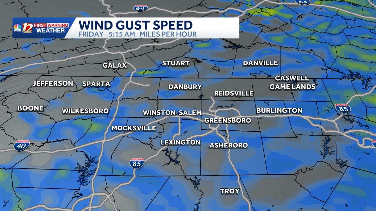 Bitter cold air moves in after Monday's severe storms in the Carolinas ...