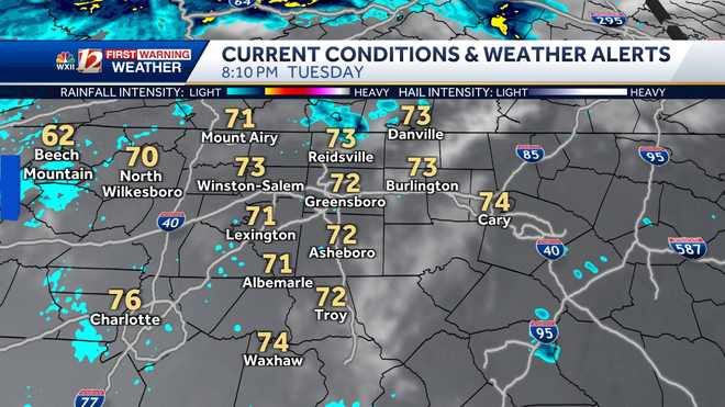 Las fuertes lluvias en Carolina del Norte y tormentas severas traen amenazas de inundación