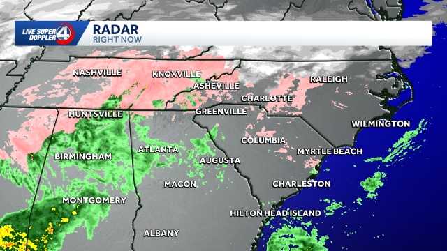 New timeline for ice storm expected in Upstate, Western North Carolina, Northeast Georgia