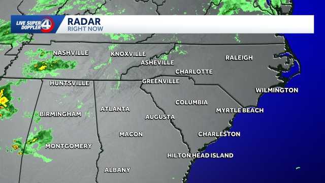 Rain chances return Monday in South Carolina: May 10 forecast