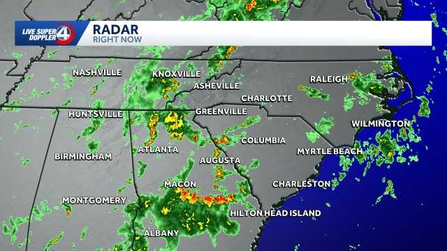 Periods of rain & storms continue in South Carolina: May 24 forecast