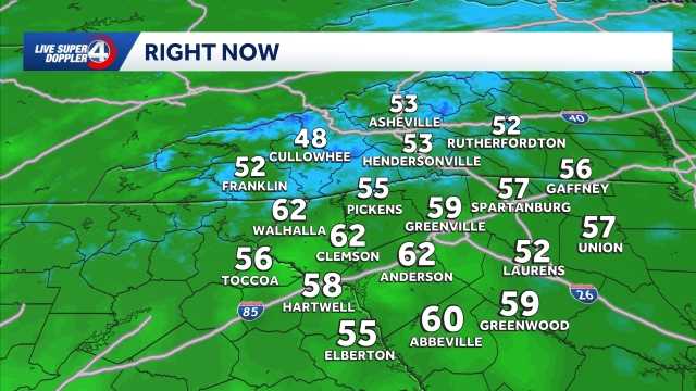 Seasonable Monday ahead