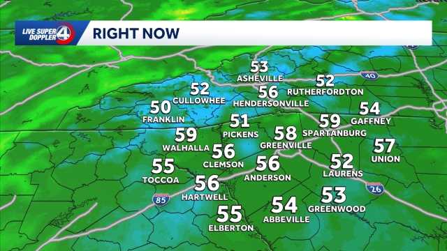Breezy and cooler this afternoon