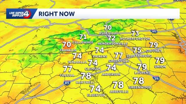 A major warming trend sends temperatures up