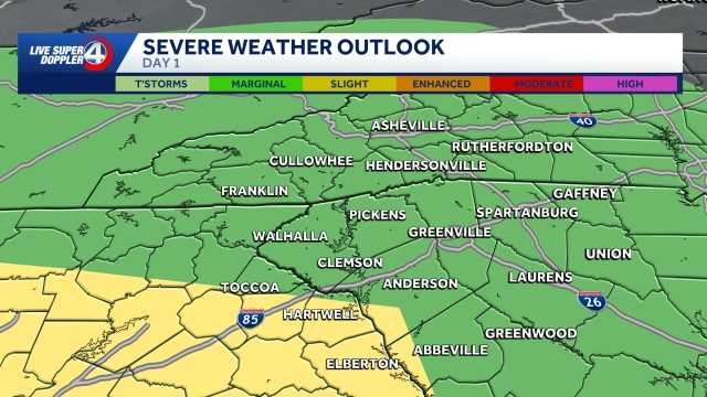 Storms possible this afternoon in South Carolina: May 6 forecast
