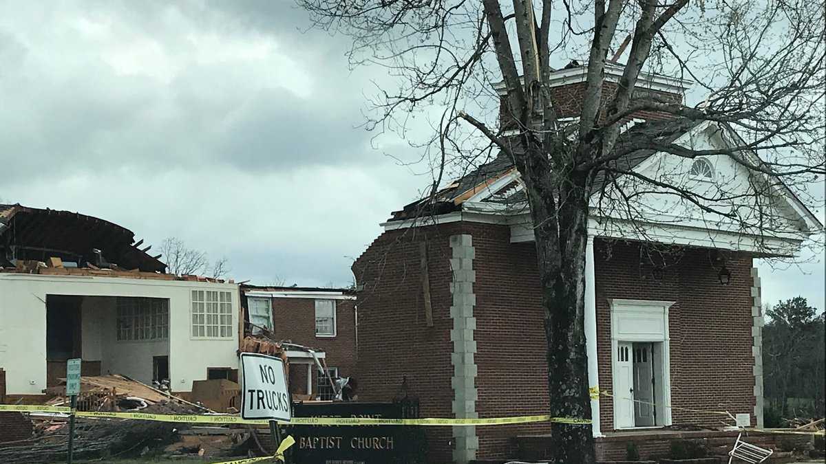 PHOTOS: Tornado damage in Jacksonville, Alabama