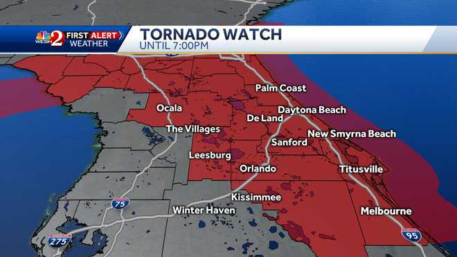 Strong, possibly severe storms expected Tuesday in Central Florida
