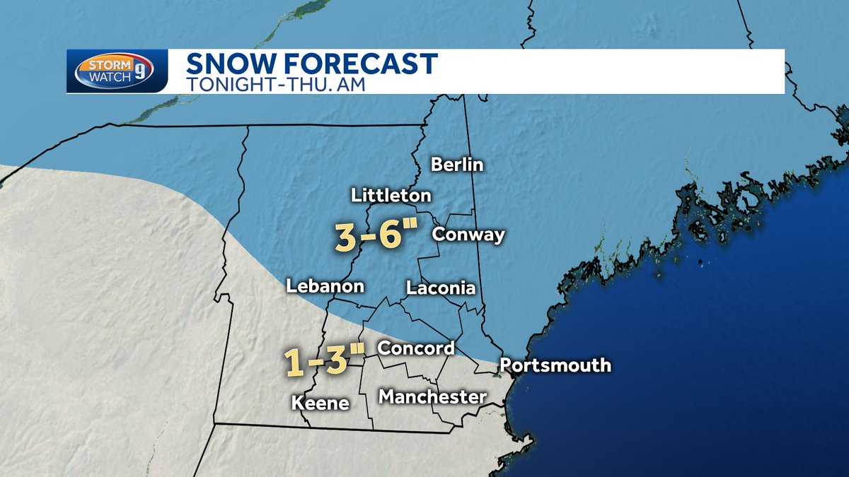 Snow to begin Wednesday night; sleet, freezing rain to mix in for some