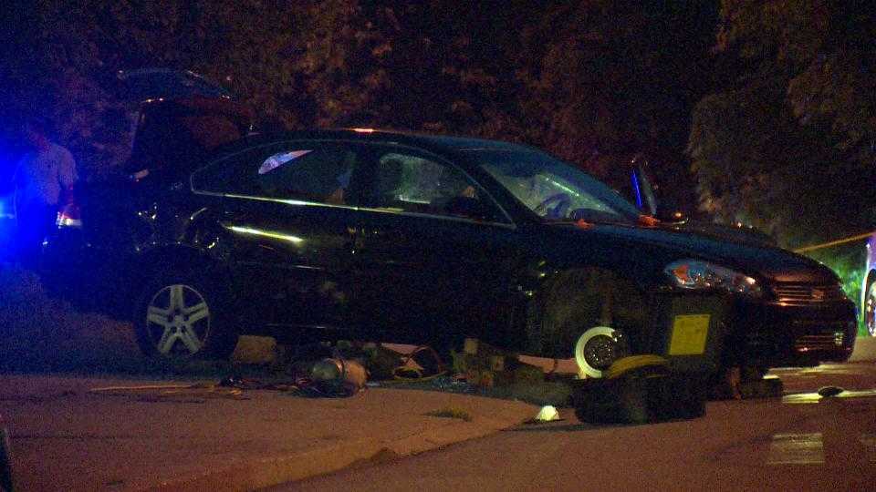 Child in critical condition after being pinned under vehicle