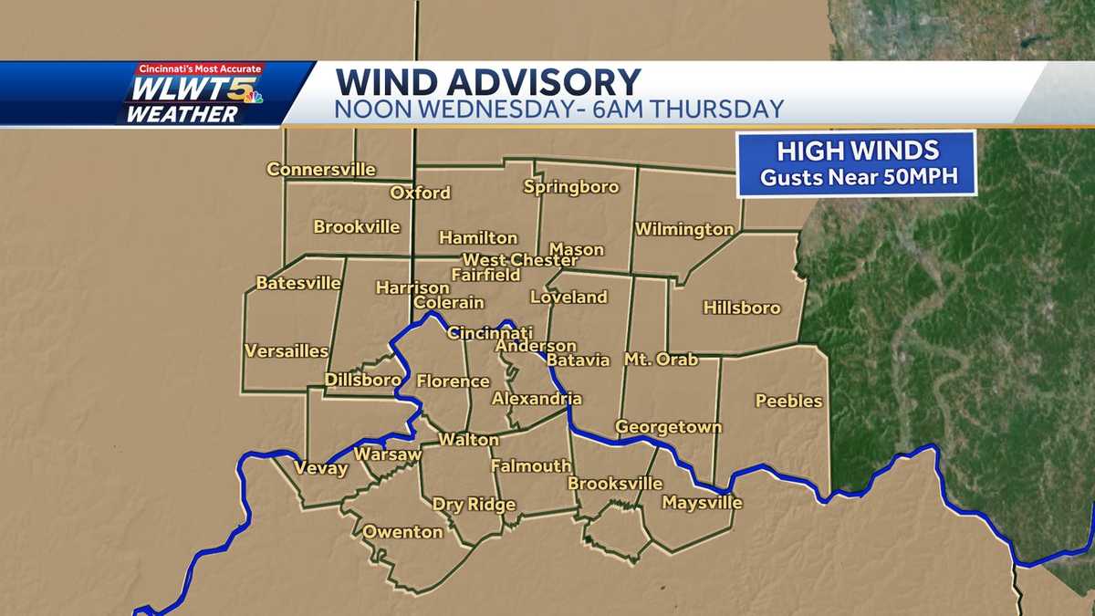 TIMELINE: Potent storm to bring strong winds, soaking rain Wednesday