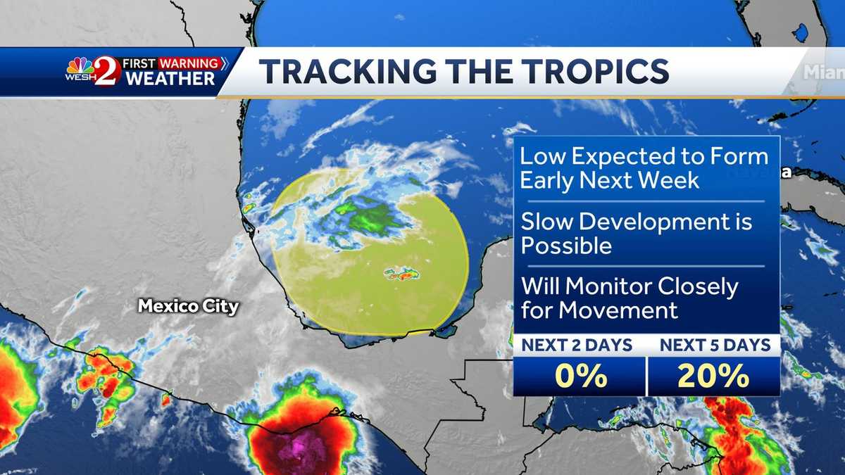 Hurricane Center eyeing potential for tropical development in Gulf of