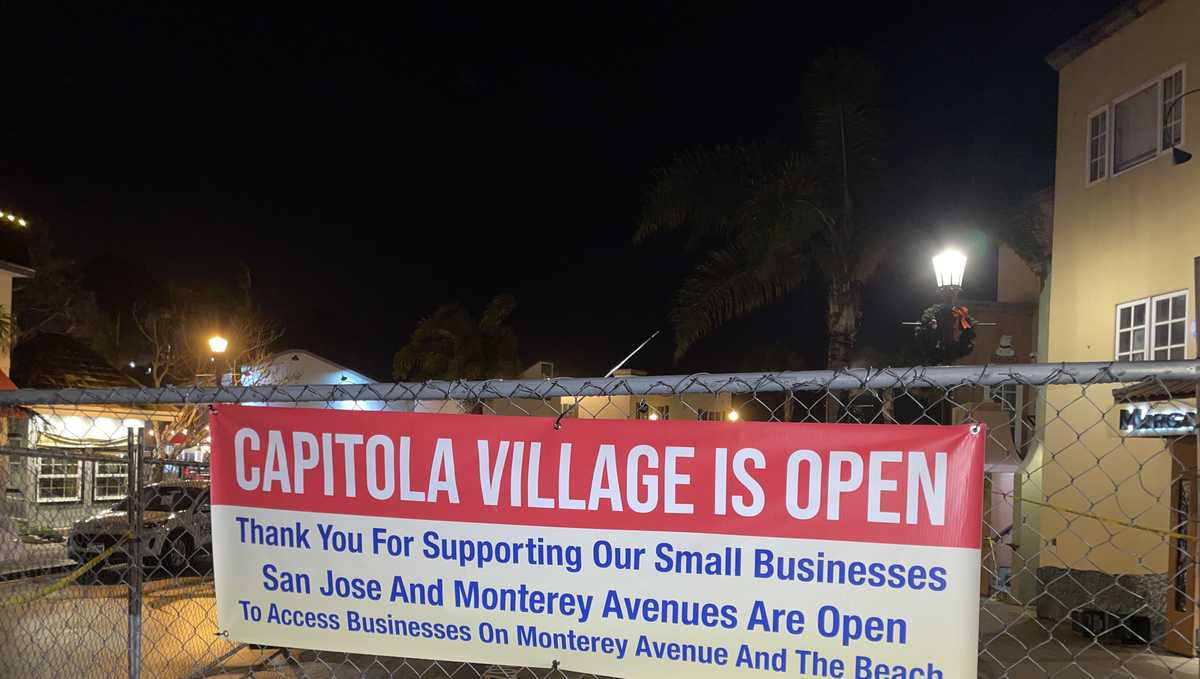 Capitola Village is open but business is slow