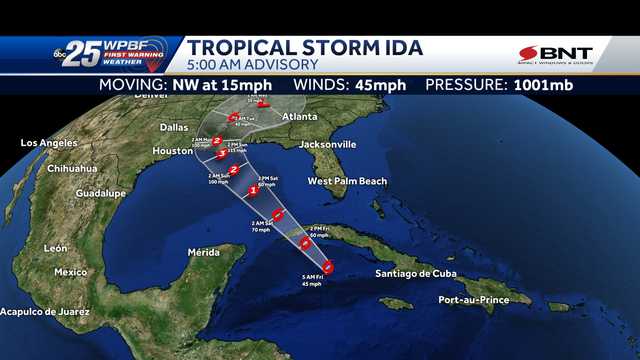 Tracking the tropics: Tropical Storm Ida - Vimarsana News