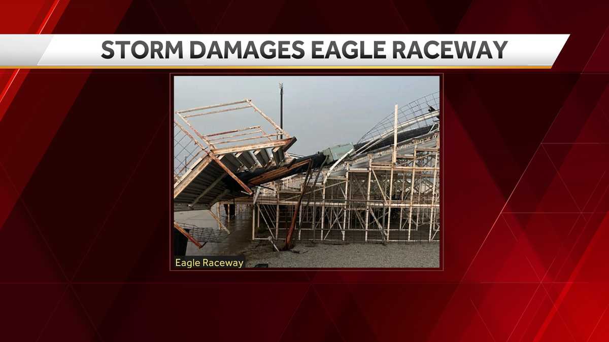 'Houston we have a problem': Storms damage Eagle Raceway grandstands
