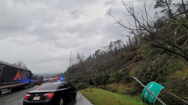 Tornado damage