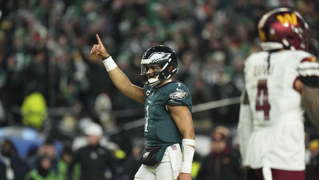 Eagles advance to Super Bowl, beating Commanders in NFC title game