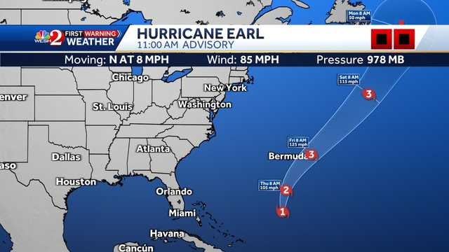 Hurricane Earl: Latest tracks and models - Vimarsana News
