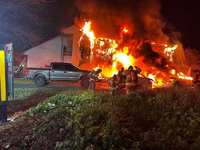 House fire in Lancaster County