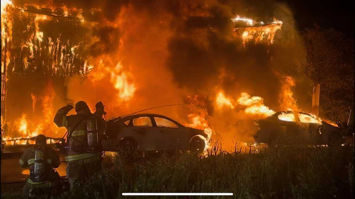 House fire in Lancaster County