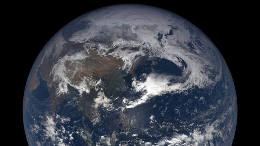 The planet Earth on April 17, 2019.