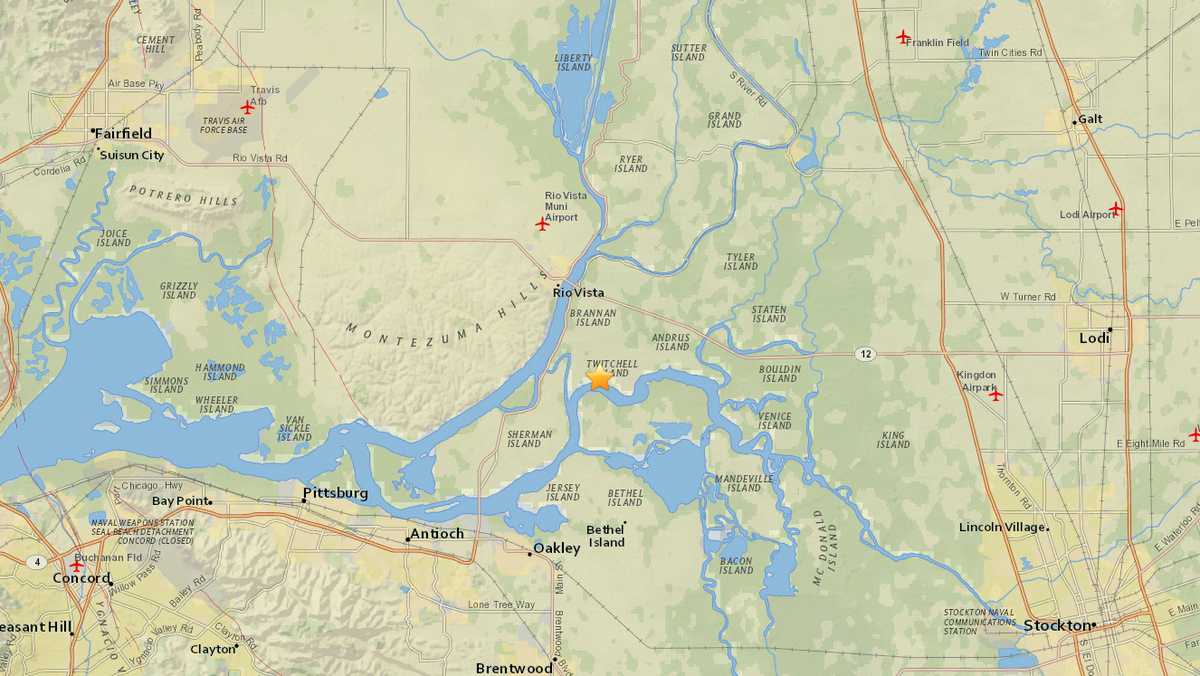 3.1-magnitude earthquake hits Solano County city