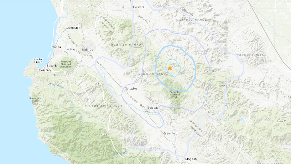 A magnitude 3.5 earthquake strikes near Soledad A magnitude 3.5 earthquake strikes near Soledad
