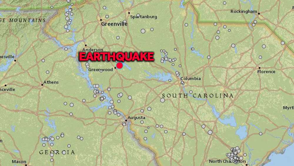 Another earthquake hits Greenwood County