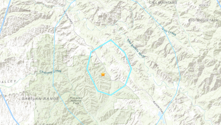 3.5 earthquake strikes Pinnacles National Park in San Benito County