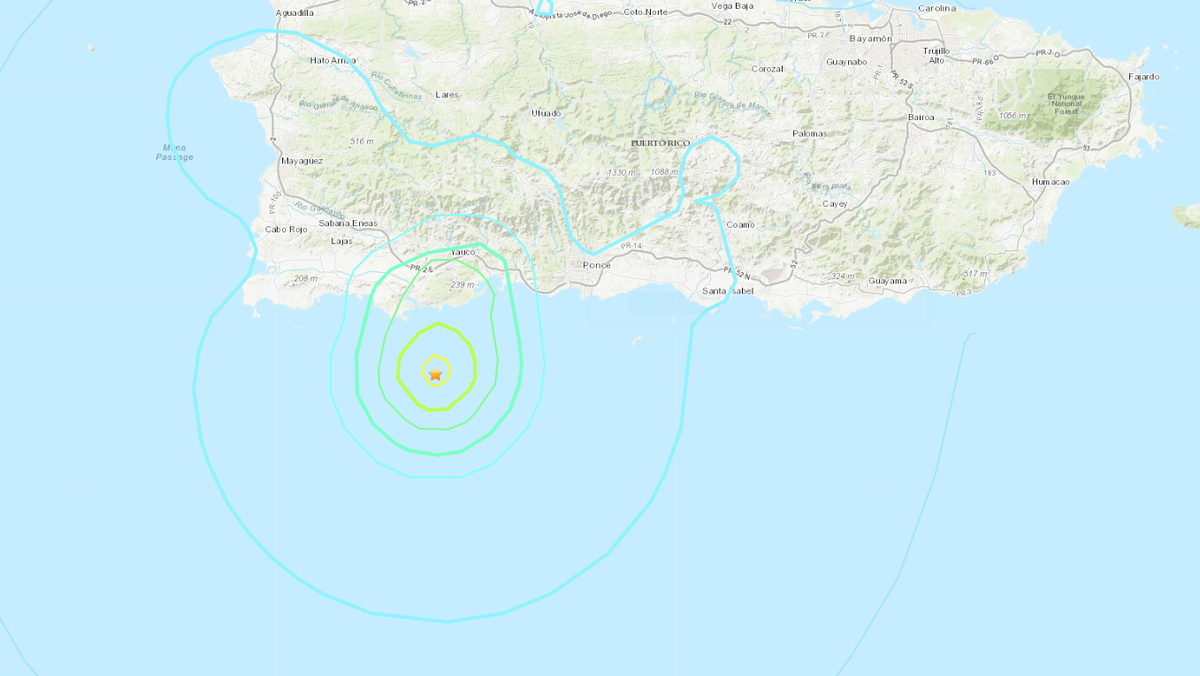 Earthquake Risk Puerto Rico Puerto Rico earthquake: 5.0 magnitude off Puerto Rico's coast