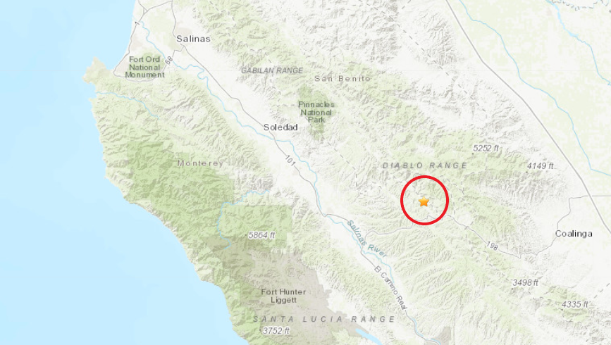 3.2 earthquake shakes southern province of Monterey