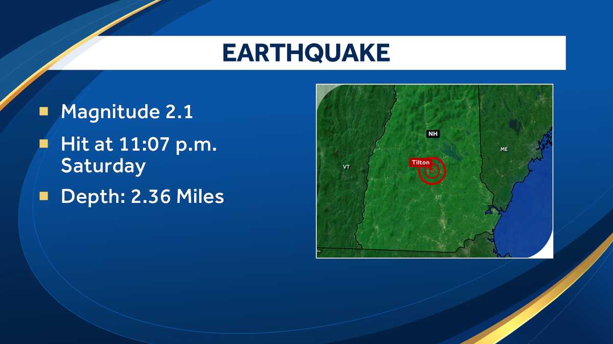 Magnitude 2.1 earthquake centered in Tilton