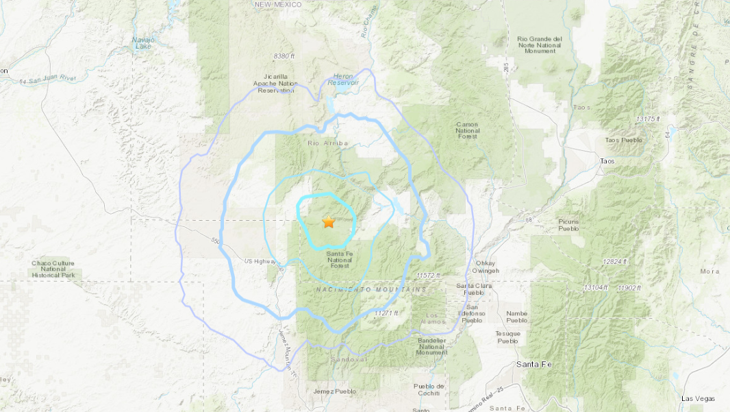 3.7 earthquake strikes northeast New Mexico