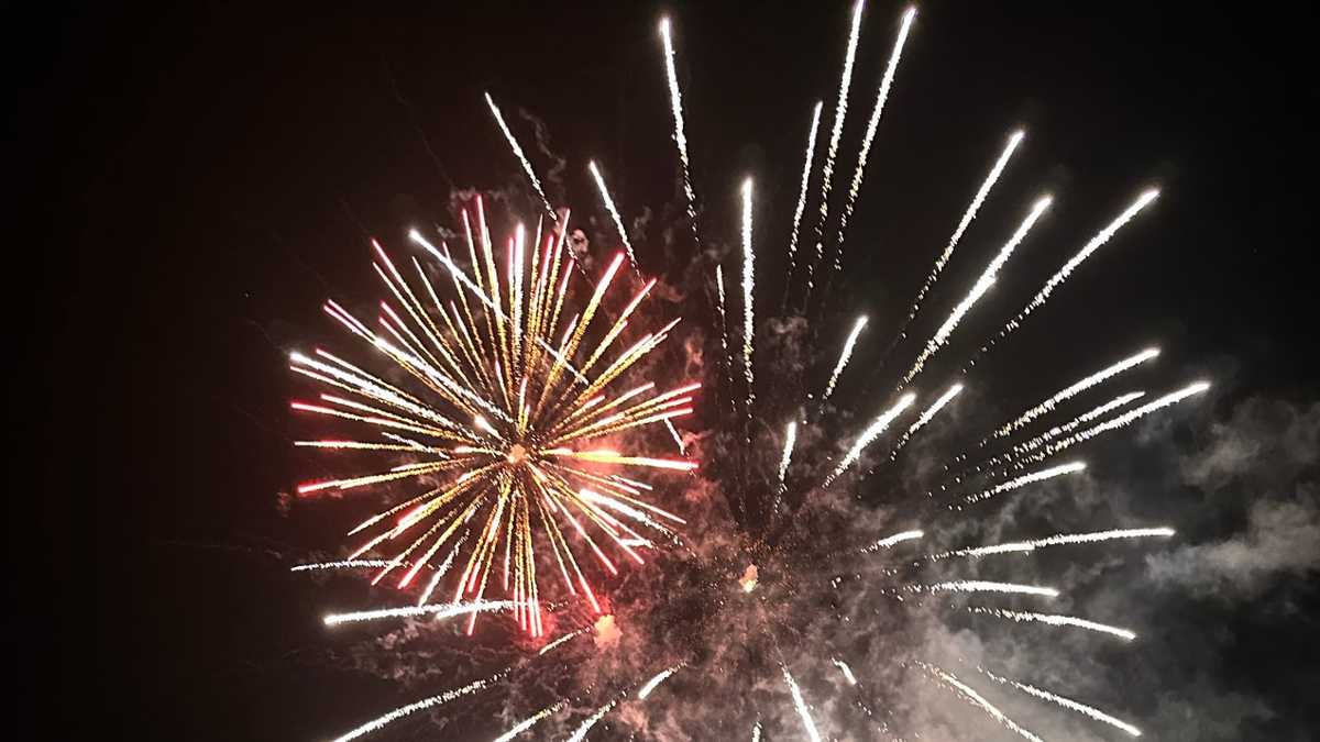 Fireworks display in East Petersburg, Pa.