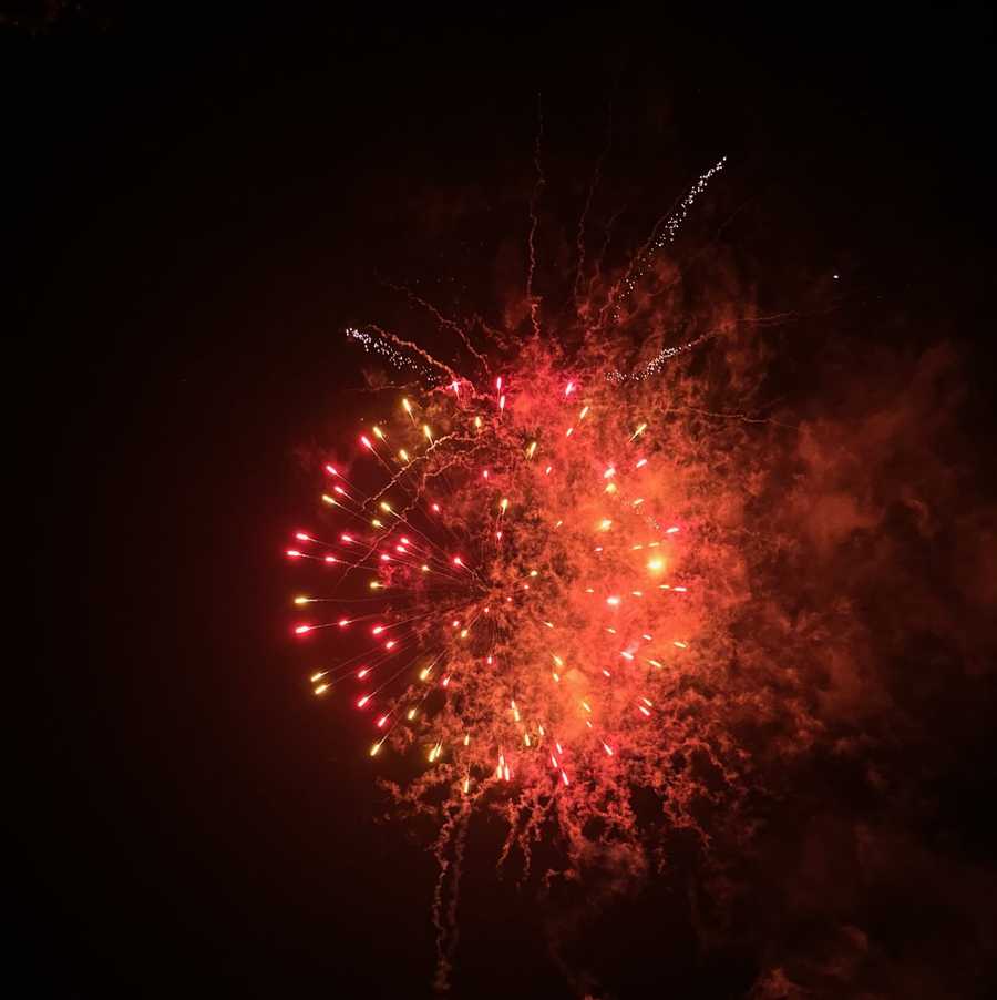 Fireworks display in East Petersburg, Pa.