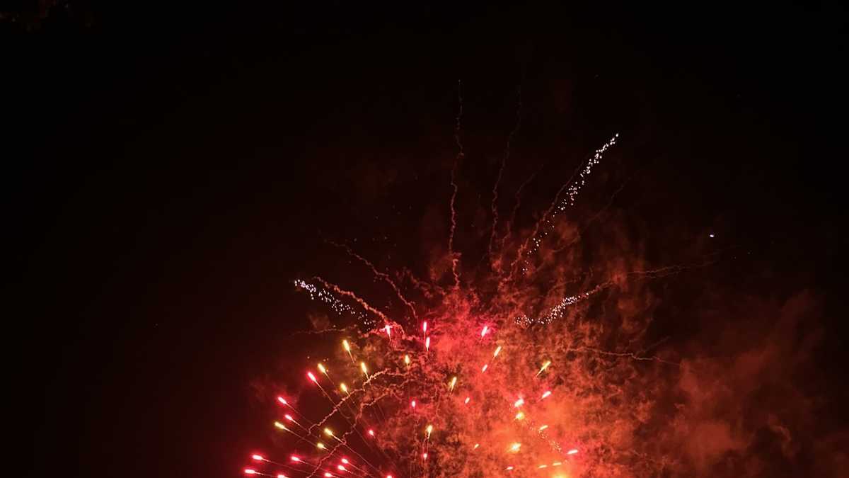 Fireworks display in East Petersburg, Pa.