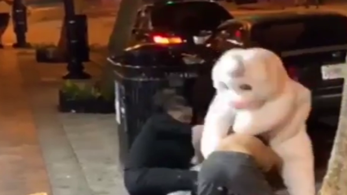 Easter Bunny throws punches in downtown Orlando brawl