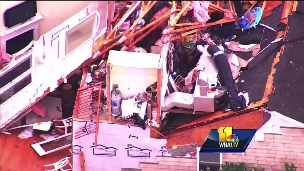 PHOTOS: Damage extensive after tornado touches down in Queen Anne's County