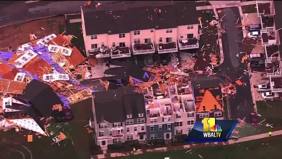 PHOTOS: Damage extensive after tornado touches down in Queen Anne's County