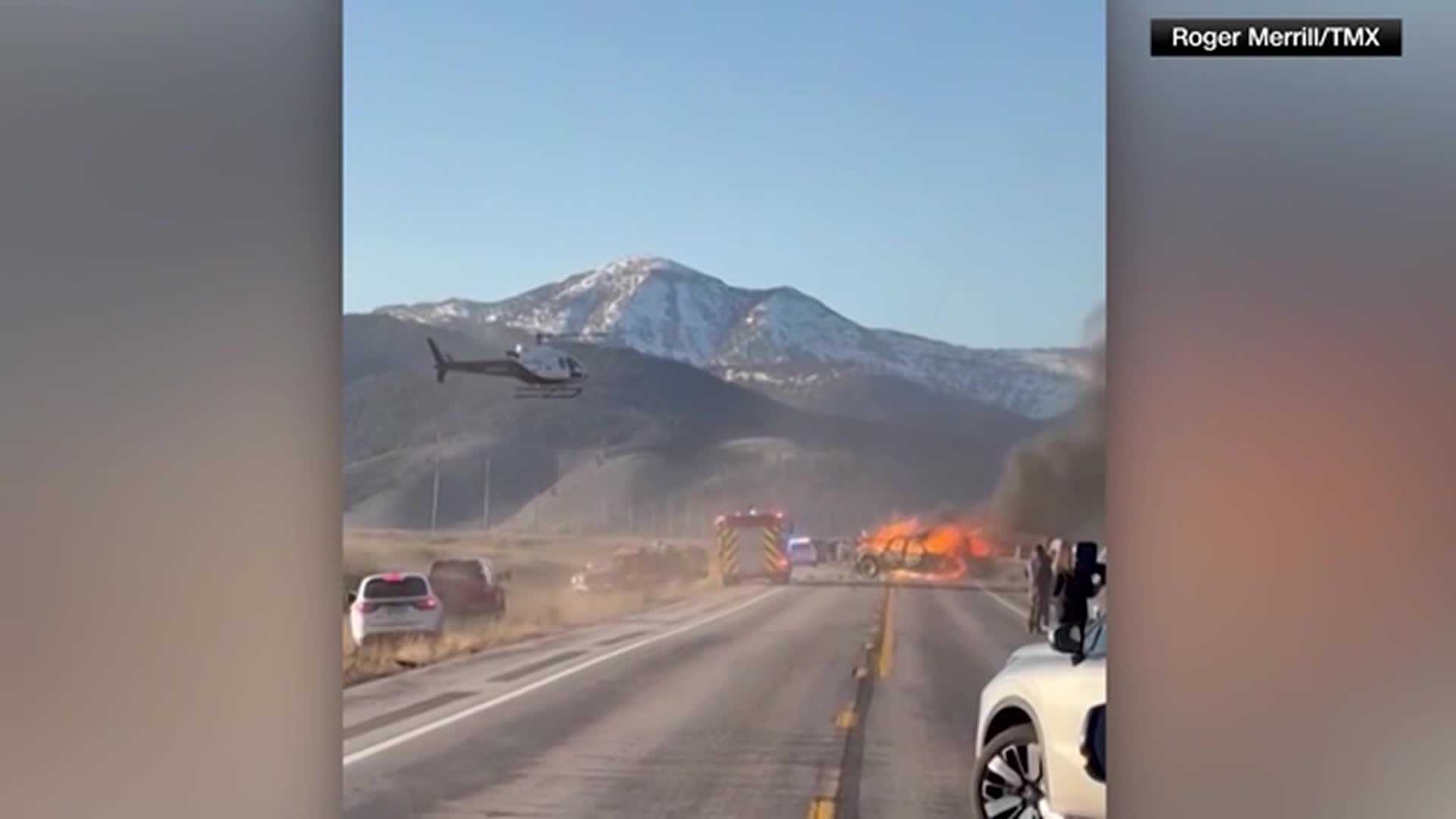 7 killed in Idaho crash near Yellowstone National Park