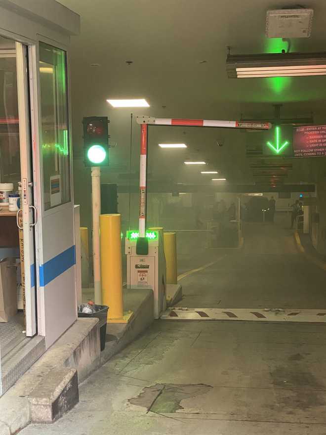 Car Fire Fills Boston Parking Garage With Smoke Car Fire Fills Boston Parking Garage With Smoke