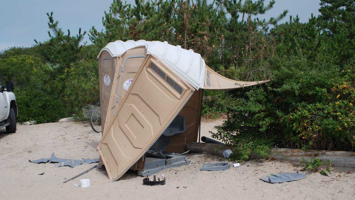 Exploding Commodes Explosives detonated in portable toilets in Rhode Island