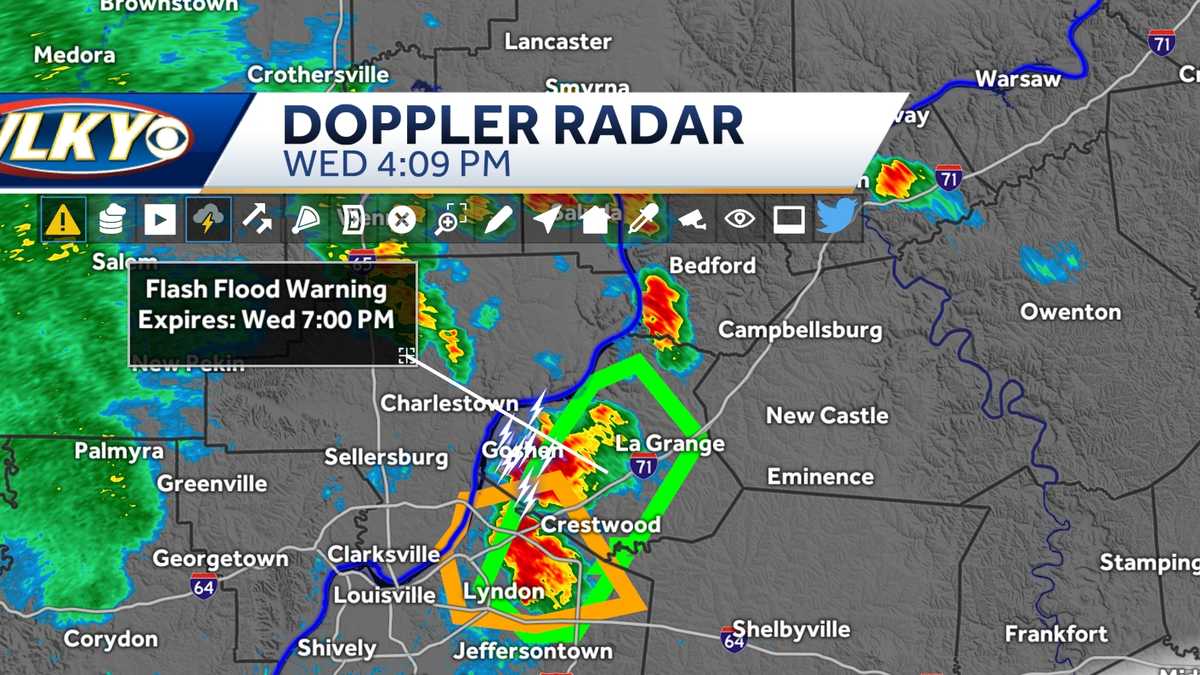 Live Radar Storms Flooding Could Cause Issues Around Louisville Area 2248