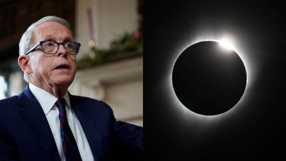 Ohio governor signs executive order ahead of total solar eclipse