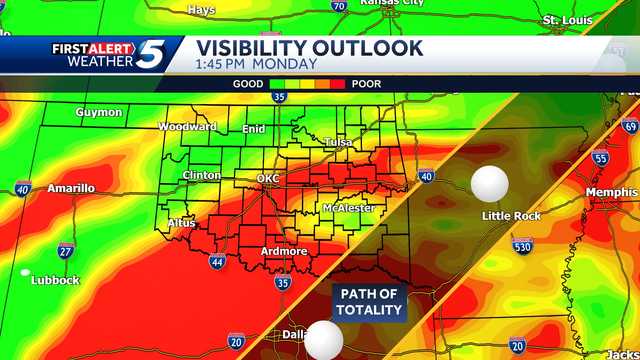 Solar Eclipse Forecast: Clouds may cause issues in Oklahoma - Vimarsana News