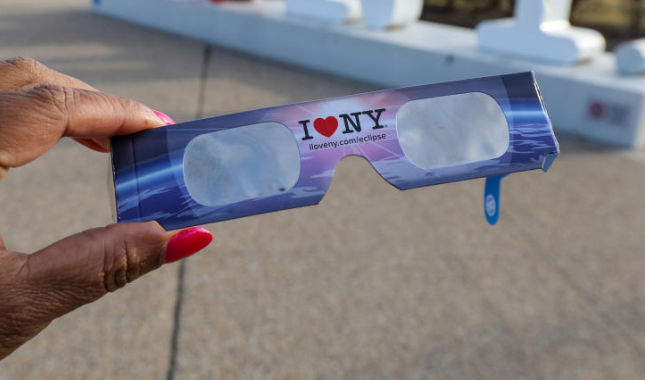 New York state offering free eclipse glasses at select locations