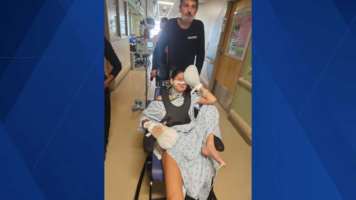 Photos: 12-year-old girl recovering in hospital after being hit by ...
