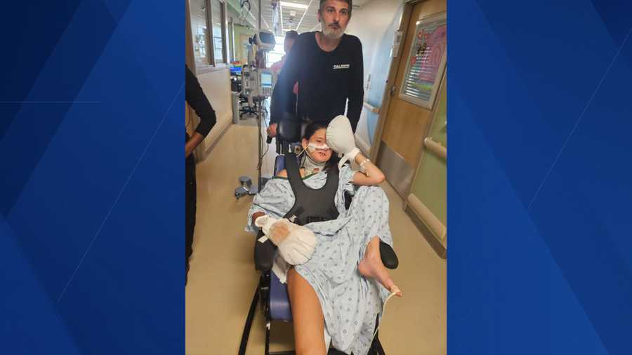 Photos: 12-year-old girl recovering in hospital after being hit by ...