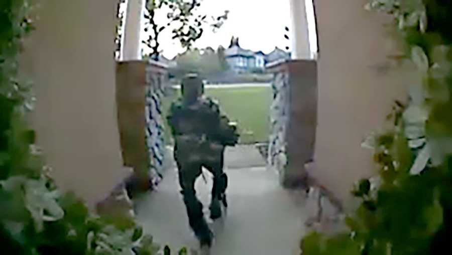 Surveillance camera captured a thief taking a package for an El Dorado Hills home on Jan. 12, 2017.